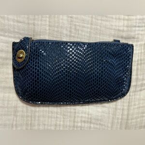 Joy Susan Faux Python Mini Crossbody Wristlet Clutch